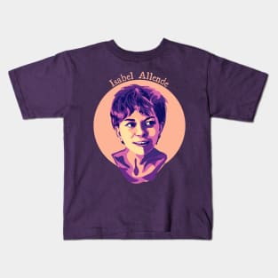 Isabel Allende Portrait Kids T-Shirt